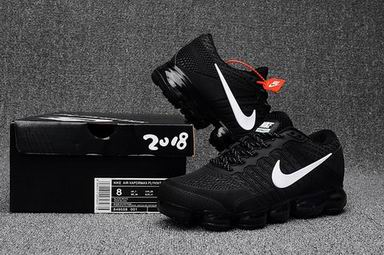 Nike Air Vapormax shoes black white