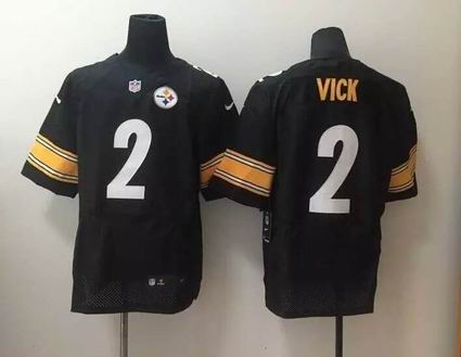 nike nfl steelers #2 Michael Vick black elite jersey
